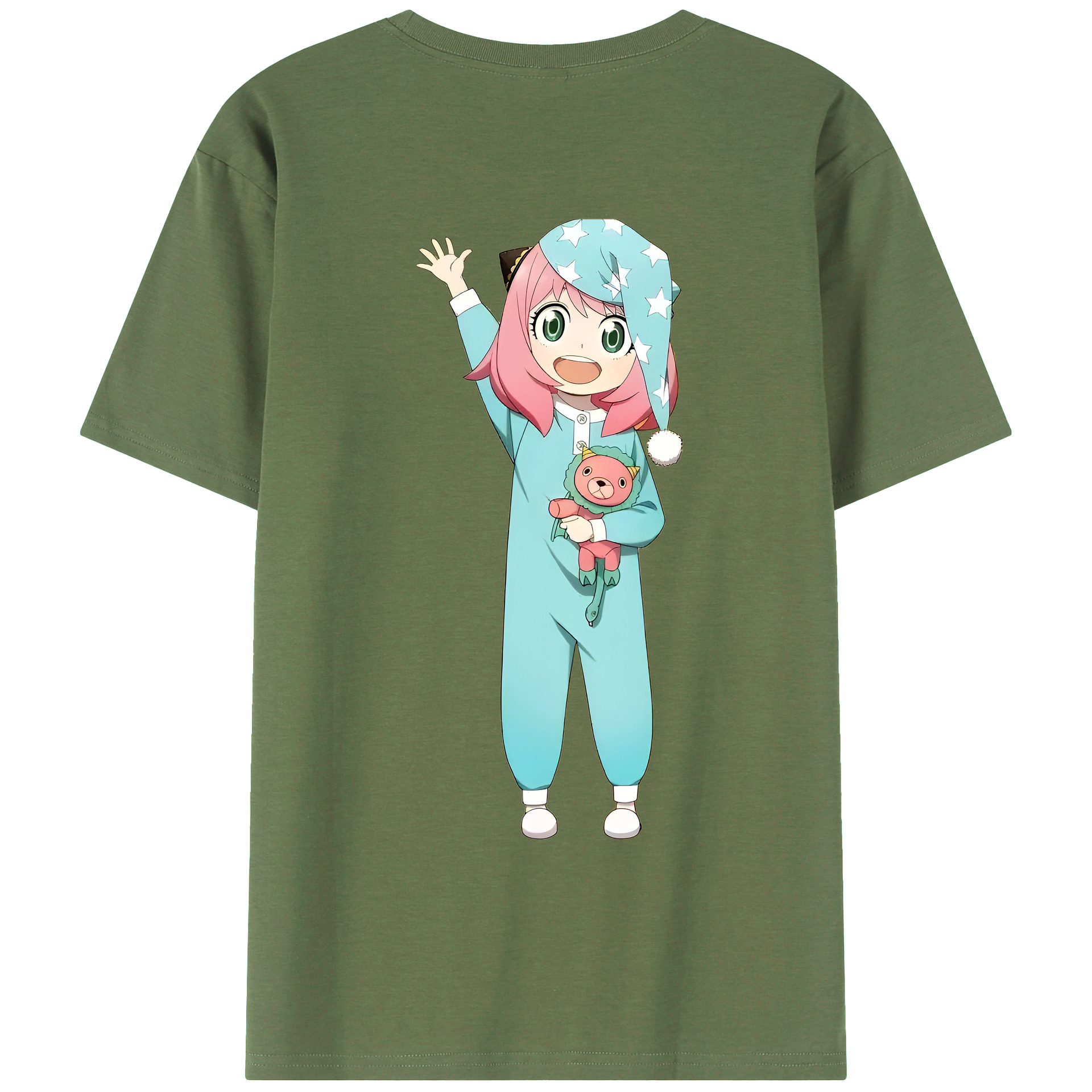 （画像用） SPY×FAMILY间谍家家酒 綿100％ メンズ半袖Tシャツ（バックプリント） 通気性